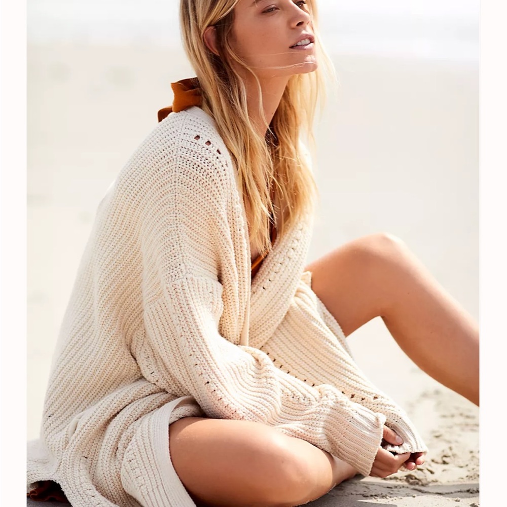 Free People Nightingale Slouchy Cardigan